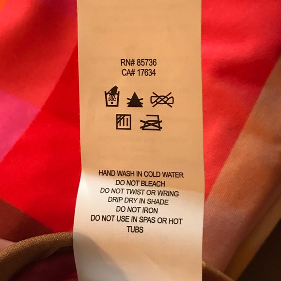 Kate Spade Convertible Halter Swimsuit Multicolor - Picture 7 of 10